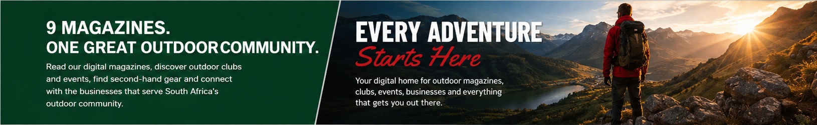 9 Magazines. One Great Outdoor Community. Every Adventure Starts Here